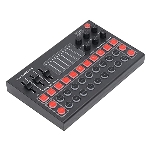 Lebendige Soundkarte, Einfach zu Bedienender ABS-RauschunterdrüCkungschip Gaming-Prozessor-Soundkarte FüR die Aufnahme von LBEC