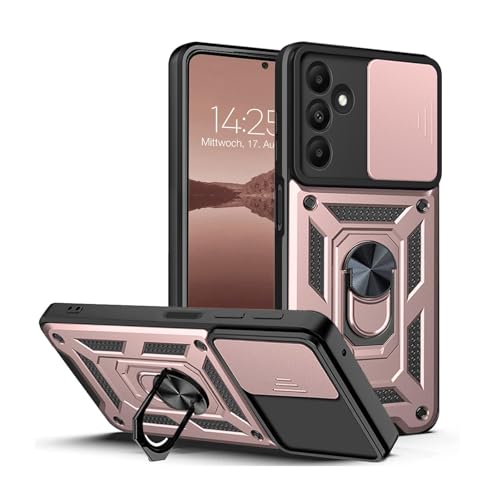 LBH Armor Hülle für Samsung Galaxy A15 / A15 5G Case mit Kameraschutz Outdoor Stoßfest Handyhülle 360 Grad Metal Ring Halter Ständer Schutzhülle für Handyhalterung Auto Magnet Rosegold LBH Armor Hülle für Samsung Galaxy A15 / A15 5G Case mit Kameraschutz Outdoor Stoßfest Handyhülle 360 Grad Metal Ring Halter Ständer Schutzhülle für Handyhalterung Auto Magnet Rosegold von LBH