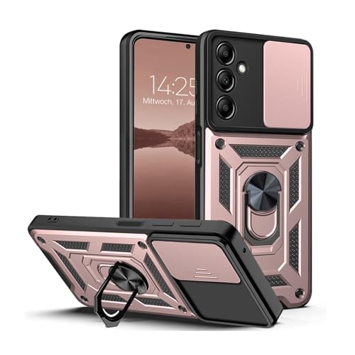 LBH Armor Hülle für Samsung Galaxy A25 5G Case mit Kameraschutz Outdoor Stoßfest Handyhülle 360 Grad Metal Ring Halter Ständer Schutzhülle für Handyhalterung Auto Magnet Rosegold LBH Armor Hülle für Samsung Galaxy A25 5G Case mit Kameraschutz Outdoor Stoßfest Handyhülle 360 Grad Metal Ring Halter Ständer Schutzhülle für Handyhalterung Auto Magnet Rosegold von LBH
