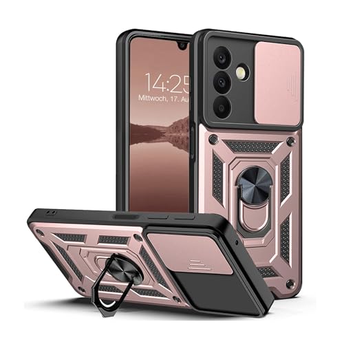 LBH Armor Hülle für Samsung Galaxy A56 5G Case mit Kameraschutz Outdoor Stoßfest Handyhülle 360 Grad Metal Ring Halter Ständer Schutzhülle für Handyhalterung Auto Magnet Rosegold LBH Armor Hülle für Samsung Galaxy A56 5G Case mit Kameraschutz Outdoor Stoßfest Handyhülle 360 Grad Metal Ring Halter Ständer Schutzhülle für Handyhalterung Auto Magnet Rosegold von LBH