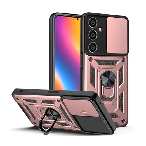 LBH Armor Hülle für Samsung Galaxy S23 FE Case mit Kameraschutz Outdoor Stoßfest Handyhülle 360 Grad Metal Ring Halter Ständer Schutzhülle für Handyhalterung Auto Magnet Rosegold LBH Armor Hülle für Samsung Galaxy S23 FE Case mit Kameraschutz Outdoor Stoßfest Handyhülle 360 Grad Metal Ring Halter Ständer Schutzhülle für Handyhalterung Auto Magnet Rosegold von LBH