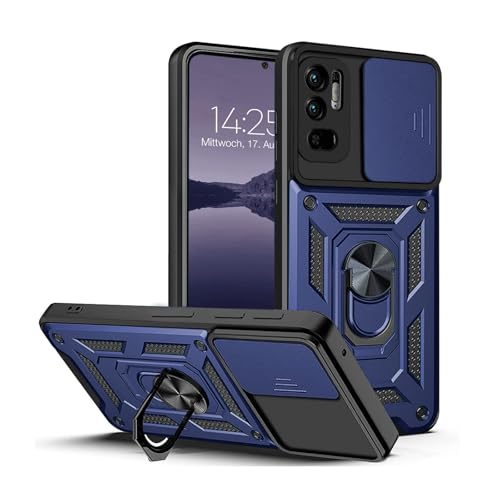 LBH Armor Hülle für Xiaomi Redmi Note 10 5G Case mit Kameraschutz Outdoor Stoßfest Handyhülle 360 Grad Metal Ring Halter Ständer Schutzhülle für Handyhalterung Auto Magnet Blau LBH Armor Hülle für Xiaomi Redmi Note 10 5G Case mit Kameraschutz Outdoor Stoßfest Handyhülle 360 Grad Metal Ring Halter Ständer Schutzhülle für Handyhalterung Auto Magnet Blau von LBH