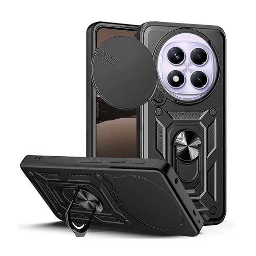 LBH Armor Hülle für Xiaomi Redmi Note 14 Pro Case mit Kameraschutz Outdoor Stoßfest Handyhülle 360 Grad Metal Ring Halter Ständer Schutzhülle für Handyhalterung Auto Magnet Schwarz LBH Armor Hülle für Xiaomi Redmi Note 14 Pro Case mit Kameraschutz Outdoor Stoßfest Handyhülle 360 Grad Metal Ring Halter Ständer Schutzhülle für Handyhalterung Auto Magnet Schwarz von LBH