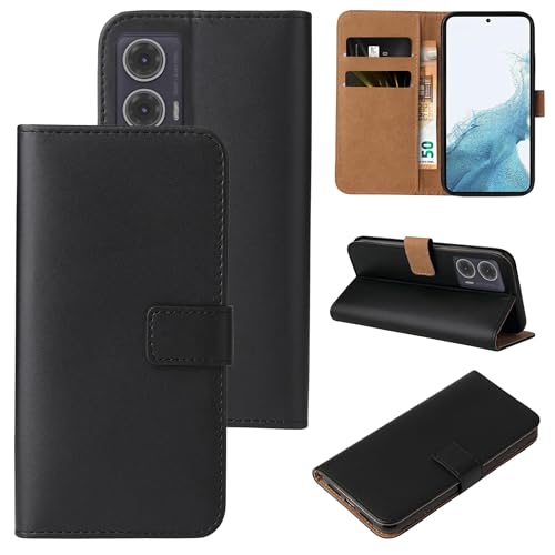 LBH Handyhülle für Motorola Moto G35 5G mit Karten- und Geldfach Smartphone Hülle mit Standfunktion Flip Case Wallet Schutzhülle Magnetverschluss Schwarz LBH Handyhülle für Motorola Moto G35 5G mit Karten- und Geldfach Smartphone Hülle mit Standfunktion Flip Case Wallet Schutzhülle Magnetverschluss Schwarz von LBH