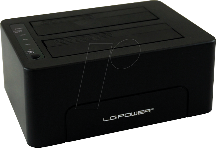 LC-DOCK-C - Dockingstation 2x 2,5''/3,5'' SATA, USB 3.1, UASP von LC POWER