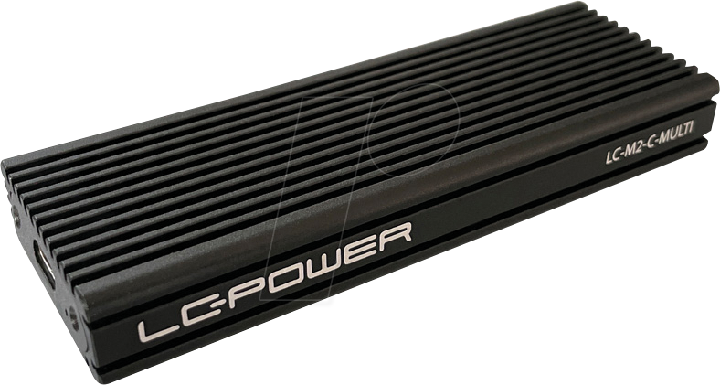 LC-M2-C-MULTI - Externes M.2 SATA/NVMe SSD Gehäuse mit USB 3.1 LC-M2-C-MULTI - Externes M.2 SATA/NVMe SSD Gehäuse mit USB 3.1 von LC POWER