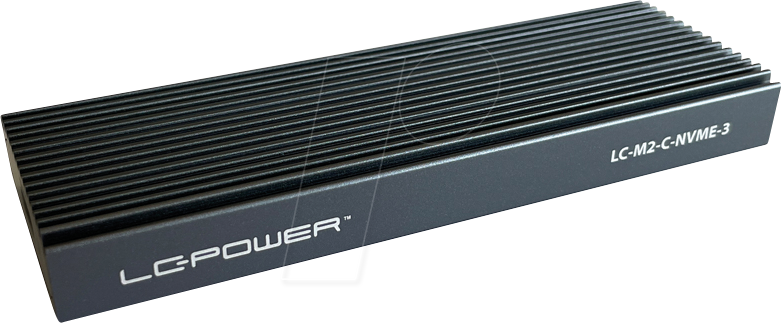 LC-M2-C-NVME-3 - Externes M.2 NVMe SSD Gehäuse, Aluminium, USB 3.1 von LC POWER