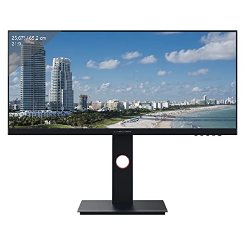 LC-POWER 26 Zoll Monitor 75Hz, Adaptive Sync,USB-Hub, Gravity-Sensor,LC-M26-UW-UXGA-75 von LC-POWER