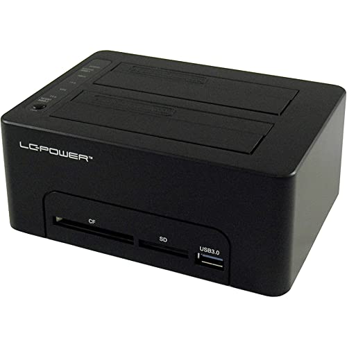 LC Power Dockingstation LC-Power USB 3.0 2-Bay 2,5""/3,5"" HDD/SSD + Hub von LC-POWER