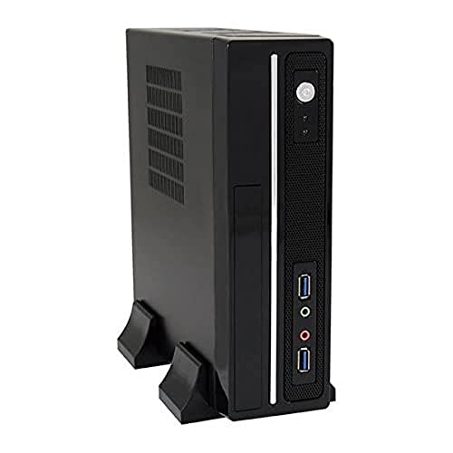 LC-Power LC-1350MI sw PC-Gehäuse (Mini-ITX, 75 Watt, 1x 5,25 Externe HDD, 1x 3,5 interne HDD, 2X USB) von LC-POWER