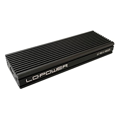 LC-Power SSD-Gehäuse LC-M2-C-MULTI - M.2 (NVMe & SATA) von LC-POWER