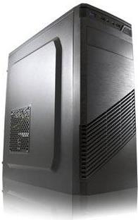 LC Power Classic 7037B - Midi Tower - ATX - ohne Netzteil - Schwarz, Gebürstetes Aluminium / Schwarz - USB/Audio (LC-7037B-ON) von LC-Power