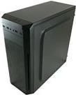 LC Power Classic 7039B - MDT - ATX - keine Spannungsversorgung - Schwarz, Gebürstetes Aluminium / Schwarz - USB/Audio (LC-7039B-ON) von LC-Power