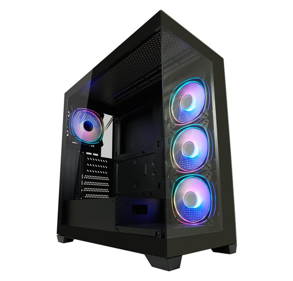 LC-Power Gaming-Gehäuse 715B Seamless Pale X, ATX Midi Tower, Hartglas, PC Gehäuse, schwarz LC-Power Gaming-Gehäuse 715B Seamless Pale X, ATX Midi Tower, Hartglas, PC Gehäuse, schwarz von LC-Power