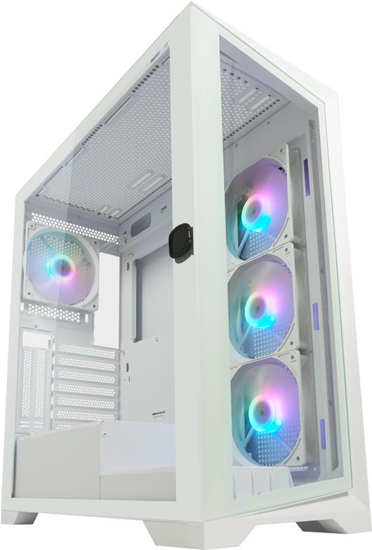 LC-Power LC-7041B-ON - Midi Tower - PC - Weiß - ATX - micro ATX - Mini-ITX - Metall - Kunststoff - Gaming (LC-806W-ON) von LC-Power