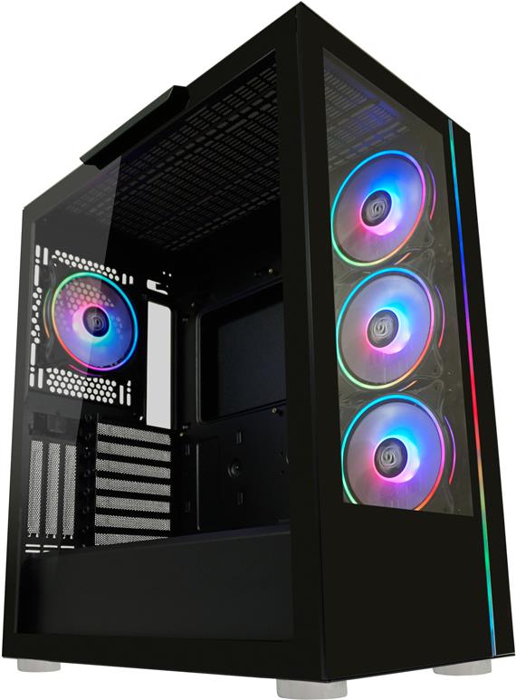 LC-Power Gehäuse Gaming 808B Skylla_X Black retail (ATX GAMING 808B) von LC-Power