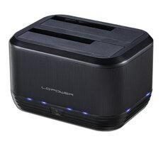 LC-Power HDD Docking Station für 2,5"/3,5"-SATA-HDDs und -SSDs von LC-Power