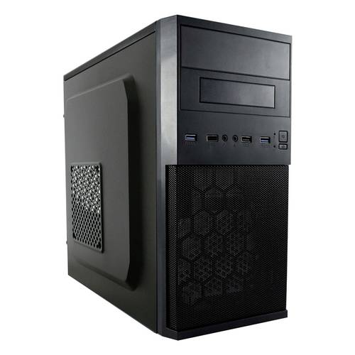 LC Power LC-2004MB-V2-ON Micro-Tower PC-Gehäuse Schwarz, Silber von LC Power