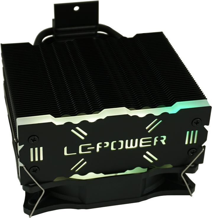 LC Power LC-CC-120-ARGB-PRO - Prozessorkühler - (für: LGA775, LGA1156, AM2, AM2+, LGA1366, AM3, LGA1155, AM3+, LGA2011, FM1, FM2, LGA1150, LGA2011-3, LGA1151, AM4, LGA2066) - Aluminium und Kupfer - 120 mm - Schwarz von LC-Power