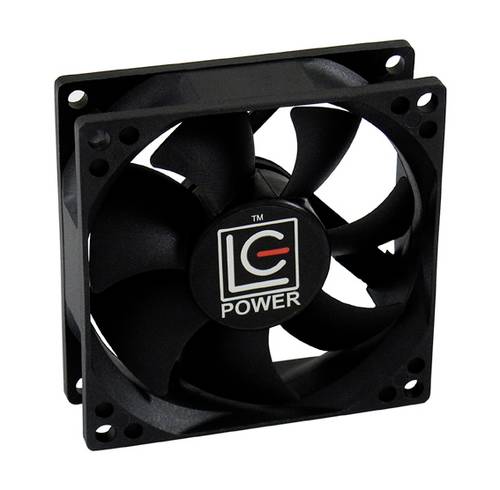 LC Power LC-CF-80 PC-Gehäuse-Lüfter Schwarz (B x H x T) 80 x 80 x 25mm von LC Power