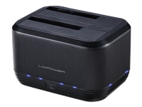LC Power LC-DOCK-U3-III - HDD-Dockingstation mit Ein/Aus-Schalter, Clone-Funktion - Einschübe: 2 - 2,5 / 3,5 gemeinsam genutzt - SATA - 500 MBps - USB 3.0 - schwarz LC Power LC-DOCK-U3-III - HDD-Dockingstation mit Ein/Aus-Schalter, Clone-Funktion - Einschübe: 2 - 2,5 / 3,5 gemeinsam genutzt - SATA - 500 MBps - USB 3.0 - schwarz von LC Power