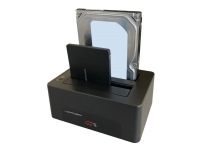 LC-Power LC-DOCK-U3-V, HDD, SSD, Serial ATA III, 2.5,3.5 Zoll, USB 3.2 Gen 1 (3.1 Gen 1) Type-B, 5 Gbit/s, Schwarz von LC Power