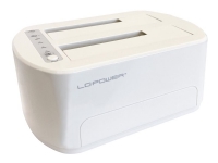 LC-Power LC-DOCK-U3-VI, HDD, SSD, SATA, Serial ATA II, Serial ATA III, 2.5,3.5, 40 TB, USB 3.2 Gen 1 (3.1 Gen 1) Type micro-B, 5 Gbit/s von LC Power