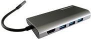 LC Power LC-HUB-C-MULTI-5 - Dockingstation - USB-C - HDMI - GigE von LC-Power