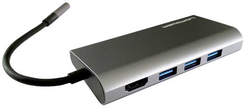 LC Power LC-HUB-C-MULTI-5 USB-C® (USB 3.2 Gen 2) Multiport Hub Anthrazit, Schwarz von LC Power