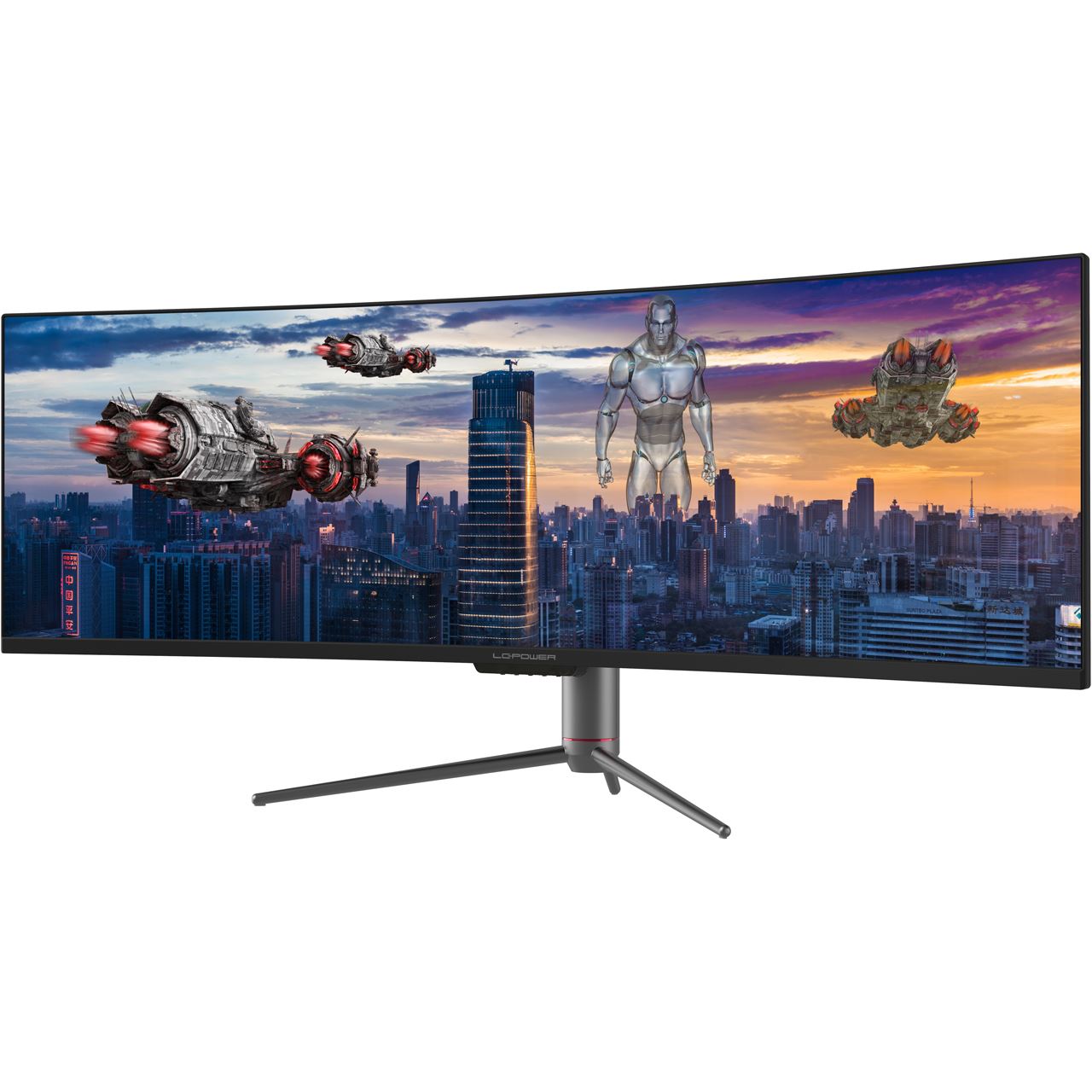 LC-Power LC-M49-DQHD-120-C-Q LED display 124,5 cm (49 ) 5120 x 1440 Pixel UltraWide Quad HD QLED Schwarz (LC-M49-DQHD-120-C-Q) von LC-Power