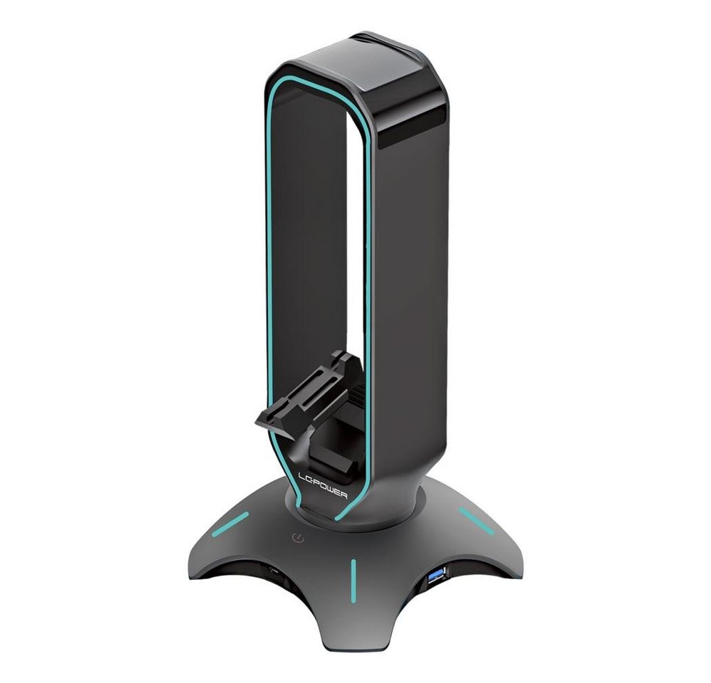 LC-Power LC-Power LC-HUB-HEAD-BUNGEE Headset-Halterung, (Kopfhörerhalter, Kofhörerhalterung, Headsethalter, Headsetständer, Kopfhöhrerständer, beleuchtet, LED, RGB Beleuchtung, USB 3.0 Hub, Mauskabelhalter, Gaming Headset Halter) LC-Power LC-Power LC-HUB-HEAD-BUNGEE Headset-Halterung, (Kopfhörerhalter, Kofhörerhalterung, Headsethalter, Headsetständer, Kopfhöhrerständer, beleuchtet, LED, RGB Beleuchtung, USB 3.0 Hub, Mauskabelhalter, Gaming Headset Halter) von LC-Power