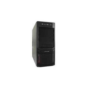 LC Power Pro-Line Pro-925B - Midi Tower - ATX - Stromversorgung 600 Watt (ATX12V 2,31) - Schwarz - USB/Audio (PRO925B) von LC-Power