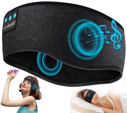 LC-dolida Schlafkopfhörer Bluetooth Sport-Kopfhörer Stirnband, Kabellos Schlafen Kopfhörer 15+ Stunden Lange Spielzeit Leichte für Sport Training, Joggen, Yoga, Reisen LC-dolida Schlafkopfhörer Bluetooth Sport-Kopfhörer Stirnband, Kabellos Schlafen Kopfhörer 15+ Stunden Lange Spielzeit Leichte für Sport Training, Joggen, Yoga, Reisen von LC-dolida