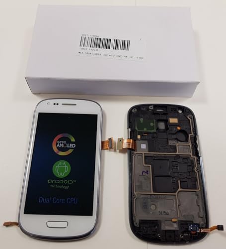 LCD DIRECT LTD Original-Display für SM-GT-I8190 Galaxy S3 Mini LCD-Baugruppe, Keramikweiß 100% neu verpackt GH97-14204A von LCD DIRECT LTD
