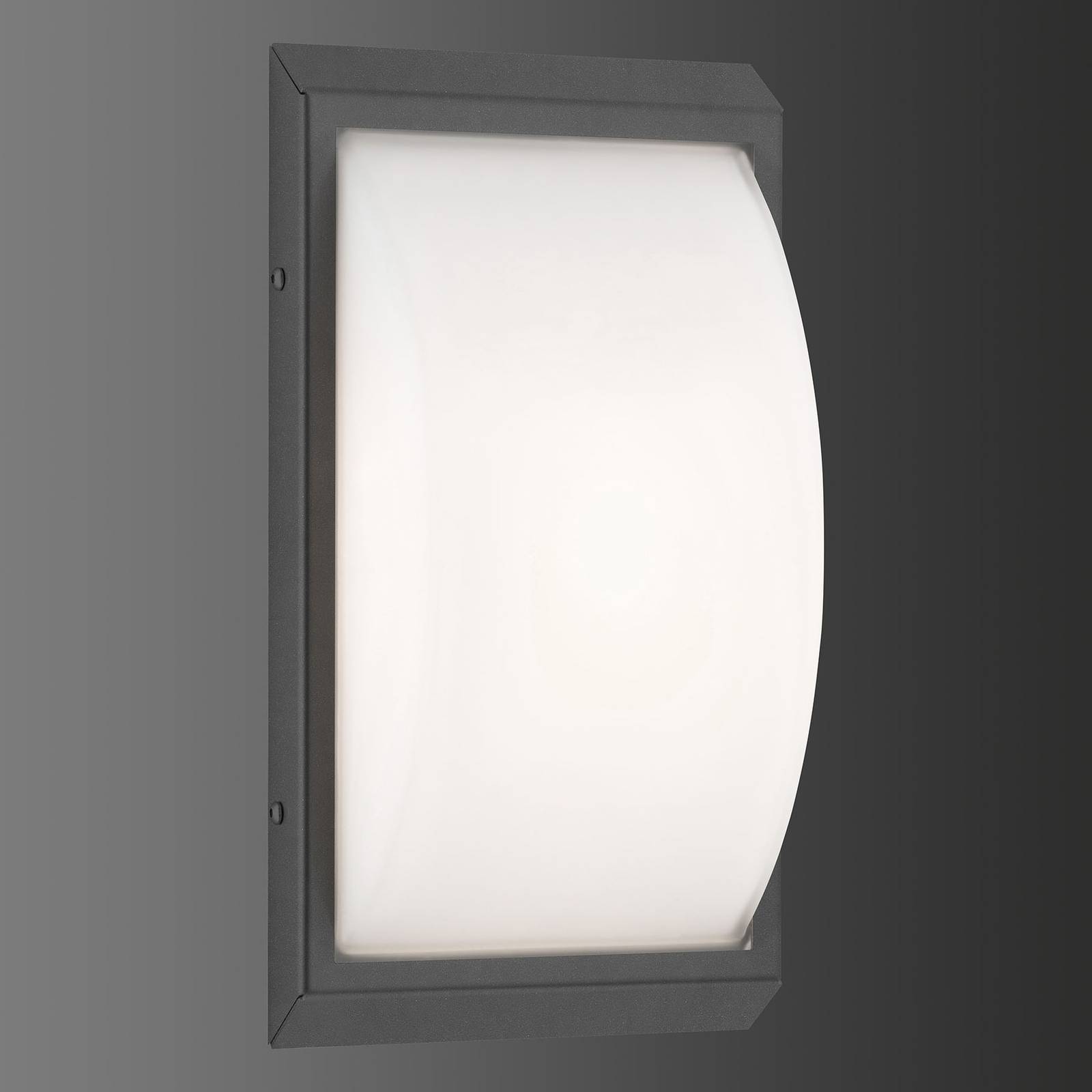 LED-Außenwandleuchte 053 aus Edelstahl, graphit von LCD