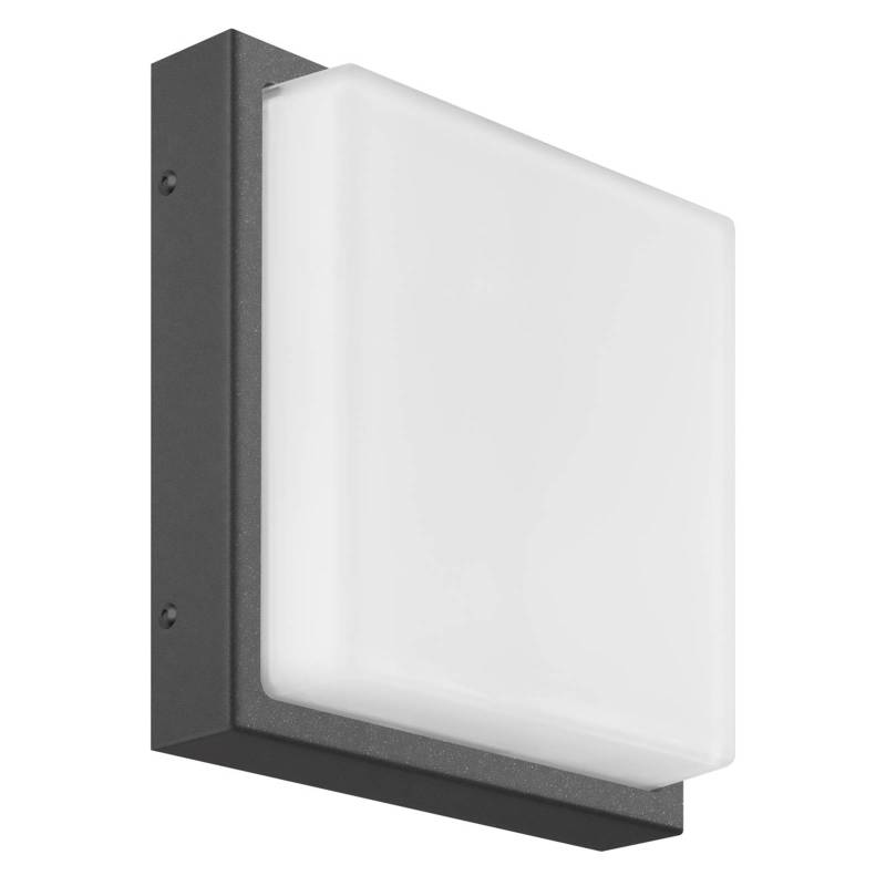 LED-Außenwandlampe Ernest, graphit, 25 x 25 cm von LCD