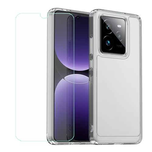 LCEHTOGYE Displayschutz für Google Pixel 10 Pro XL + Hülle, Handyhülle Schutzhülle Cover TPU Case Handytasche - Gehärtetes Folie Schutzfolie für Google Pixel 10 Pro XL (6,8")-MFXC - Transparent von LCEHTOGYE