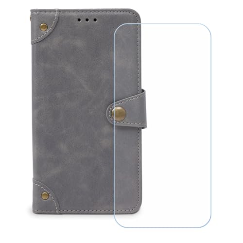 LCEHTOGYE Displayschutz für Infinix Note 40S 4G X68508 + Hülle, Handyhülle Schutzhülle Cover PU Case Handytasche - Gehärtetes Folie Schutzfolie HZLD - Grau LCEHTOGYE Displayschutz für Infinix Note 40S 4G X68508 + Hülle, Handyhülle Schutzhülle Cover PU Case Handytasche - Gehärtetes Folie Schutzfolie HZLD - Grau von LCEHTOGYE