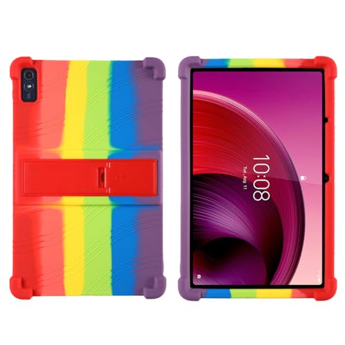 LCEHTOGYE Hülle für Blackview Tab A7 Kids,Schwarz Schutzhülle Weich Silikon Handyhülle TPU Tasche Case Cover für Blackview Tab A7 Kids (10,1") - Bunt von LCEHTOGYE