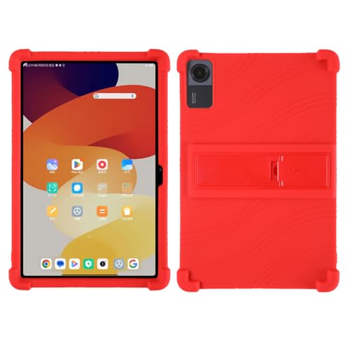 LCEHTOGYE Hülle für Oppo Pad 4 Pro,Schutzhülle Weich Silikon Handyhülle TPU Tasche Case Cover für Oppo Pad 4 Pro (13,2") - Rot von LCEHTOGYE
