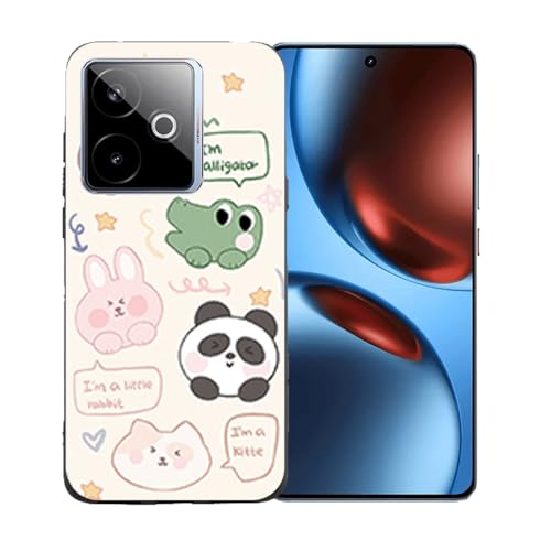 LCEHTOGYE Hülle für Realme GT7 5G,Schutzhülle Weich Silikon Handyhülle Flexibel TPU Tasche Case Cover für Realme GT7 5G (6,8") - LLM47 von LCEHTOGYE