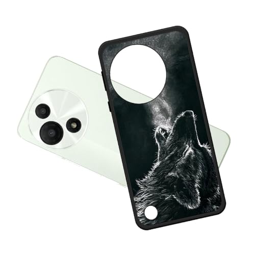 LCEHTOGYE Hülle für TCL 60 5G,Schwarz Schutzhülle Weich Silikon HandYhülle TPU Tasche Case Cover für TCL 60 5G (6,67")- LH58 von LCEHTOGYE