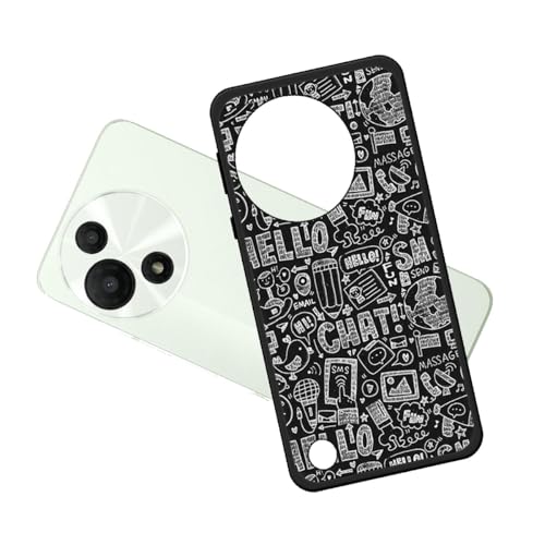 LCEHTOGYE Hülle für TCL 60R 5G,Schwarz Schutzhülle Weich Silikon HandYhülle TPU Tasche Case Cover für TCL 60R 5G (6,67")- LH24 von LCEHTOGYE