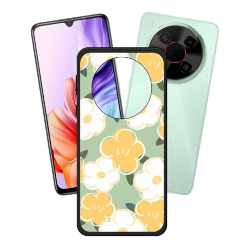 LCEHTOGYE Hülle für ZTE Blade V70 Max,Schwarz Schutzhülle Weich Silikon HandYhülle TPU Tasche Case Cover für ZTE Blade V70 Max (6,90")- LH89 von LCEHTOGYE