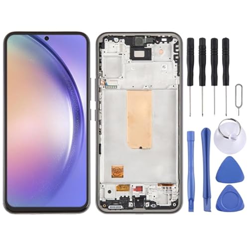 Ersatzteile für Mobiltelefone Fr for Galaxy A54 5G SM-A546 6,43 Zoll OLED-LCD-Bildschirm Digitalisierer Vollmontage mit Rahmen von LCG SPAIRE