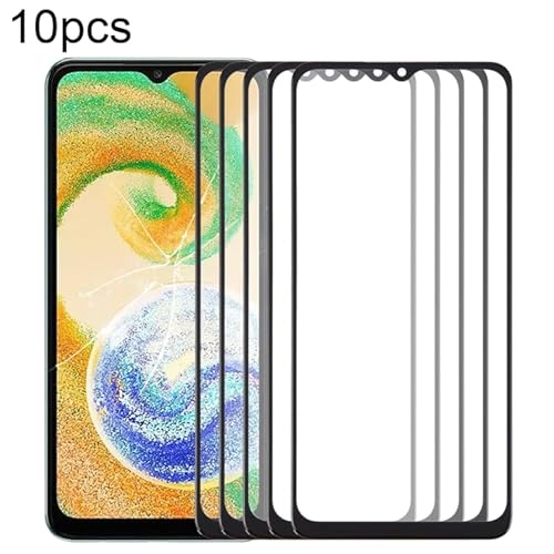 LCG SPAIRE Ersatzteile für Mobiltelefone Fr for Galaxy A04S SM-A047F 10pcs Frontbildschirm Auenglaslinse mit optisch klarem Klebstoff von LCG SPAIRE