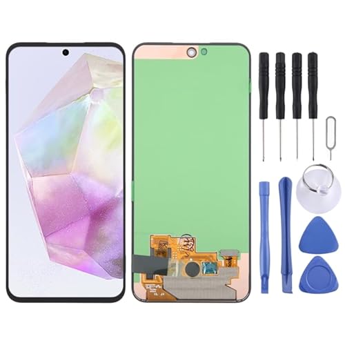 LCG SPAIRE Ersatzteile für Mobiltelefone Fr for Galaxy A35 SM-A356B LCD-Bildschirm mit Digitalisierer Vollbaugruppe von LCG SPAIRE