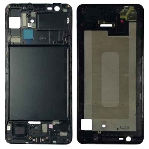 LCG SPAIRE Ersatzteile für Mobiltelefone Für Galaxy A7 (2018) / A750 Front Housing LCD -Rahmenplatte (schwarz) von LCG SPAIRE