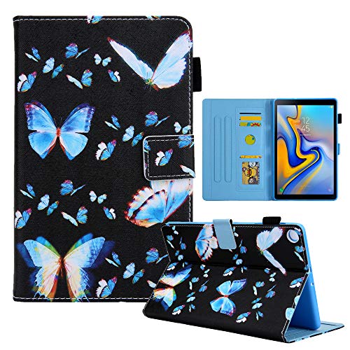 Hülle für Samsung Galaxy Tab A9 Plus 11" 2023 X210/X216B/X218U,LCHDA Gemalt PU Ledertasche Dünn Leicht Smart Cover Folio Klapp Ständer Schutzhülle mit Auto Schlaf/Wachen - Viele Schmetterlinge von LCHDA