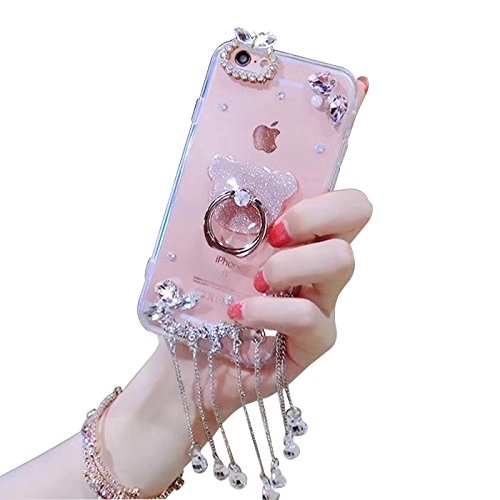LCHDA für iPhone 11 Ringständer Diamant Hülle, Bling Glitzern Strass Glänzend Handyhülle Durchsichtig Klarer Kristall Steine Flexibel Silikon Stoßstange Schutzhülle mit Ring Halterung LCHDA für iPhone 11 Ringständer Diamant Hülle, Bling Glitzern Strass Glänzend Handyhülle Durchsichtig Klarer Kristall Steine Flexibel Silikon Stoßstange Schutzhülle mit Ring Halterung von LCHDA
